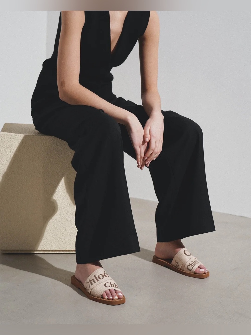 Chloe Woody Sandals 35